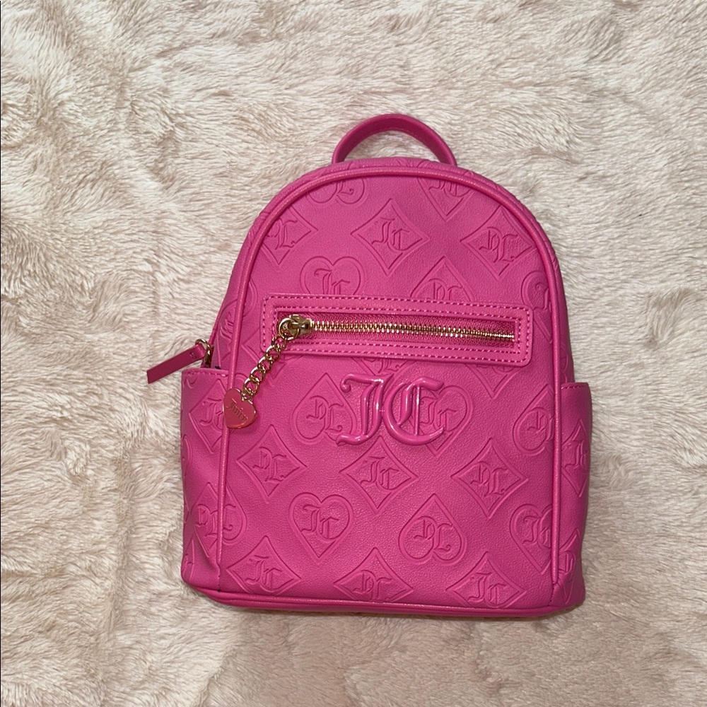Juicy Couture Pink Embossed Women's Backpack